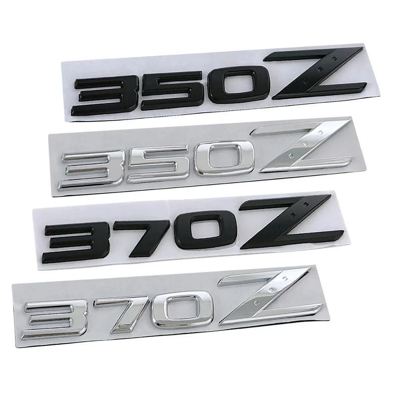 3D Car Trunk 350Z Logo 370Z Lettere Badge Body Side Sticker Decal Per Nissan Fairlad 350Z Antenna Emblem 370Z Z34 Accessori
