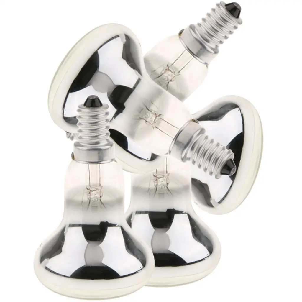 5x R50 SES E14 Clear Reflector Lamp Lightbulb Small Screw 40W 6