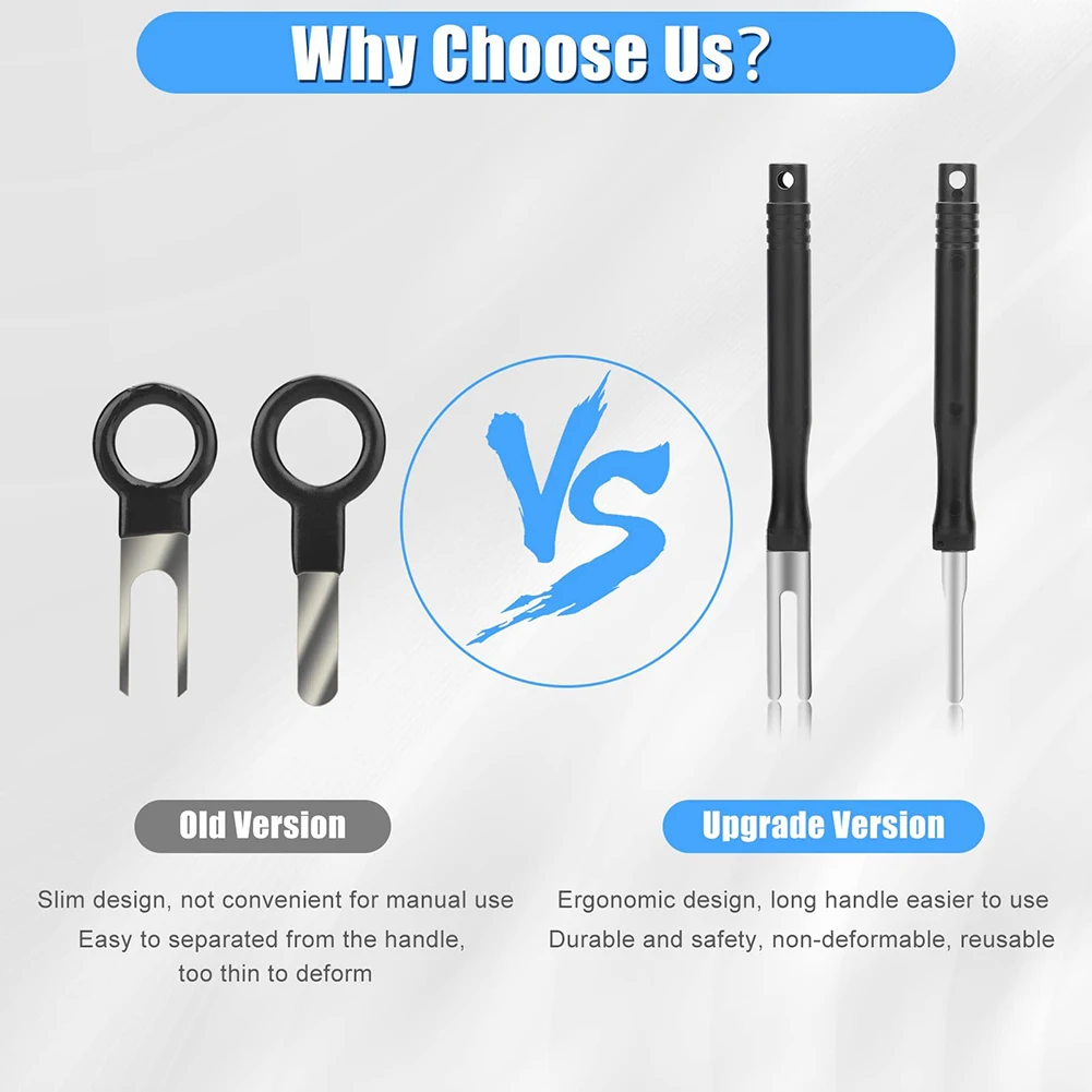 18Pcs Car Terminal Removal Kit Car Electrical Wiring Crimp Connector Pin Extractor Kit Disassembly Repair Tool