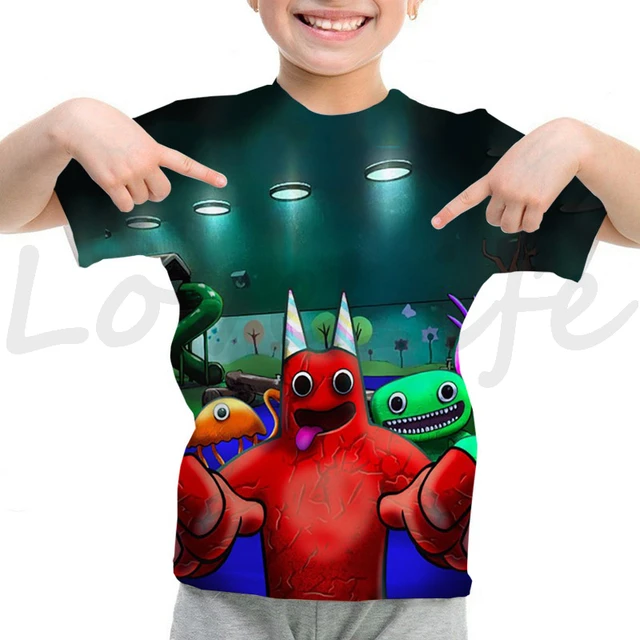 T-shirt com a garten do jogo banban para menino e menina, linda t-shirt,  desenhos animados, filmes, engraçado, para role play, 4 a 14 anos, verão -  AliExpress