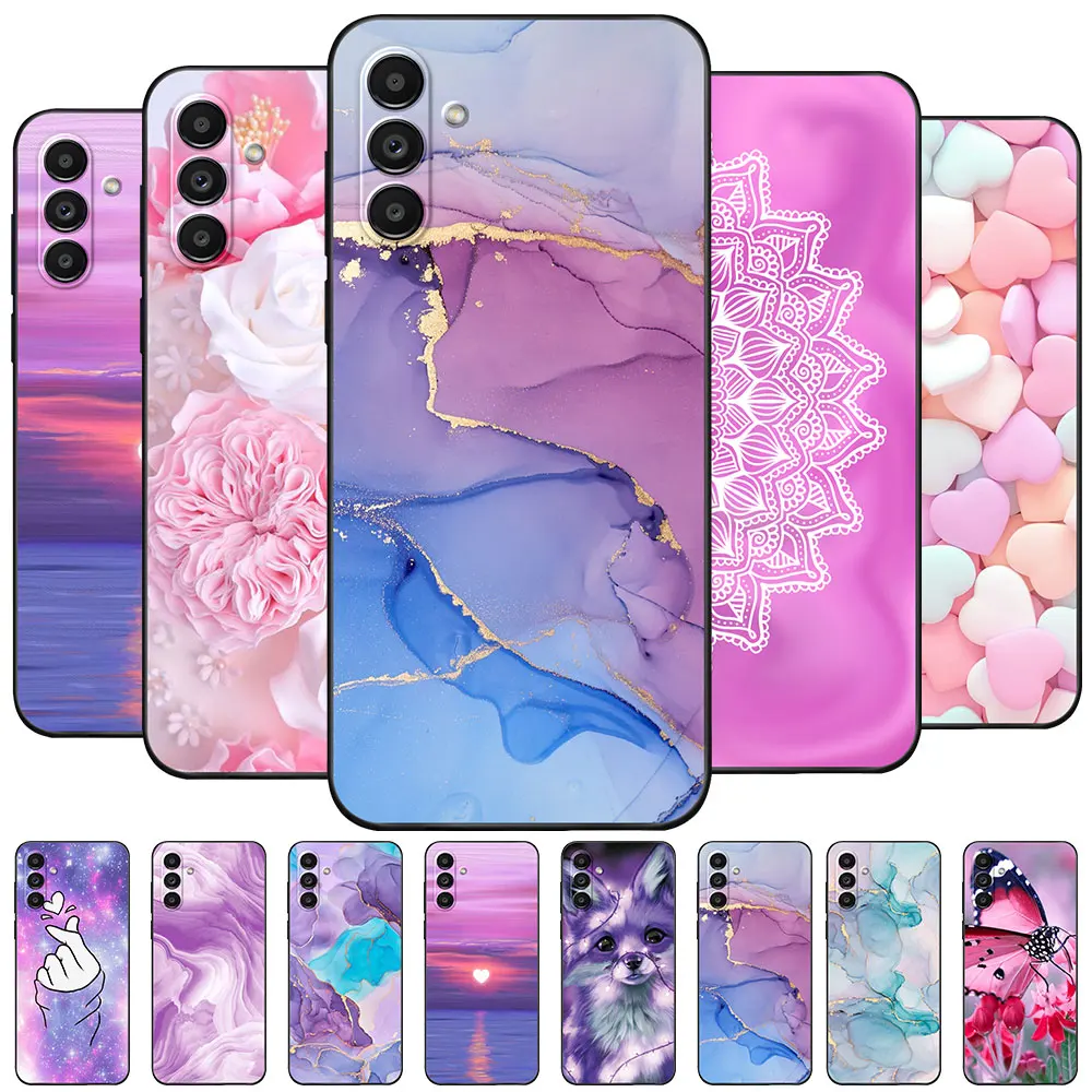 Custodia Per Samsung A14 4G Coque A14 5G Tpu Soft Silicone Fashion Phone Funda Per Samsung Galaxy A14 Capa A 14 Cover Marble Bumper
