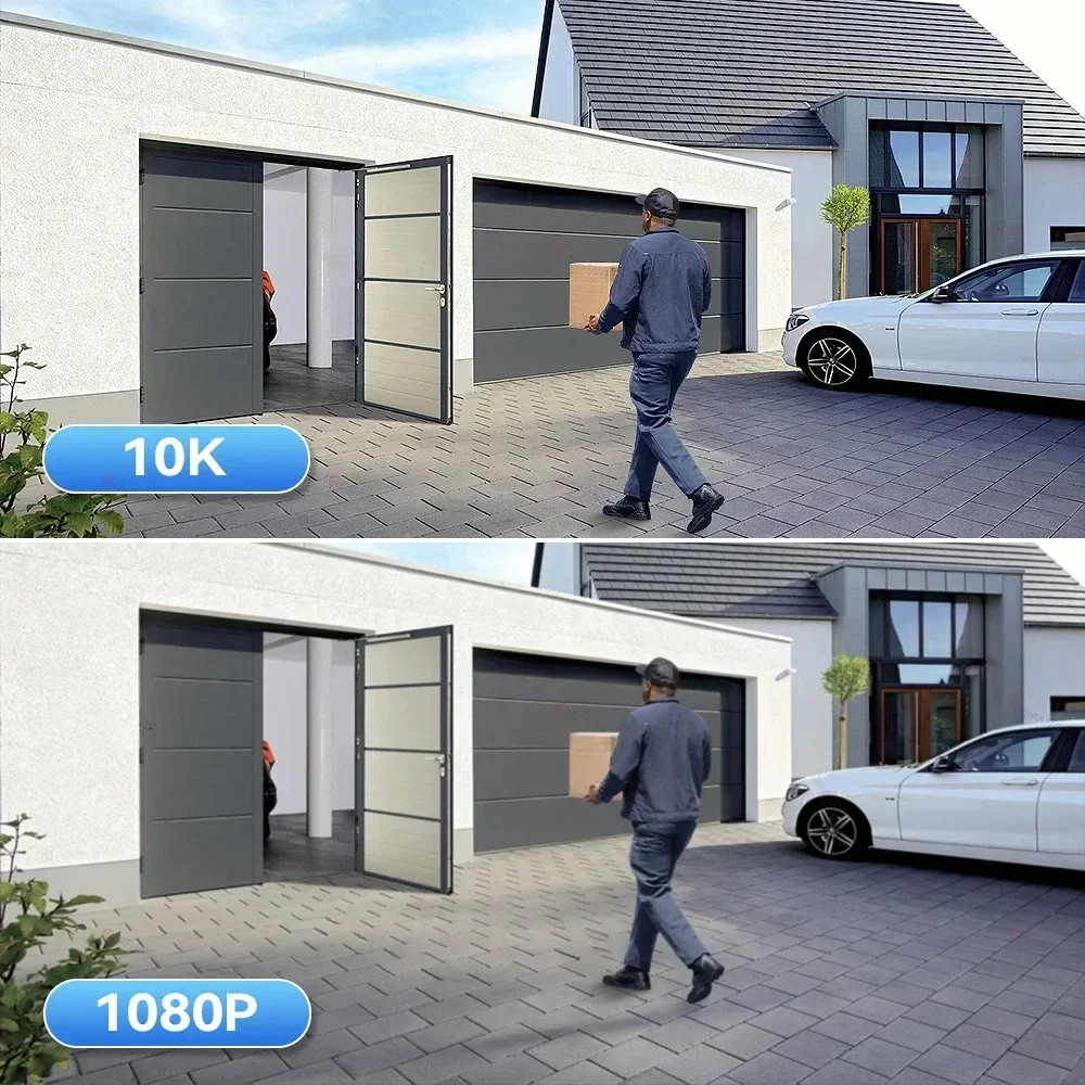 ANSVICAM UHD 20MP 10X Zoom Four Screens WiFi IP Camera Wireless Outdoor Four Len