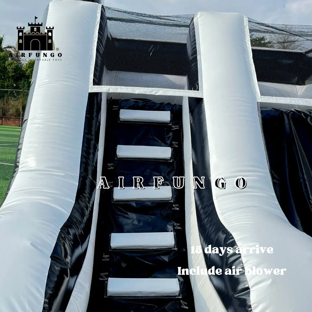 Commercial Grade Inflatable Water Slide with Splash Pool Bouncy Castle for Adults and Kids Includes Blower Customization 4