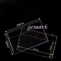 Wholesale 10 Pcs Clear Plastic Folder Currency Sleeves Holders Storage Banknotes Bills Collections 87mmX197mm 2