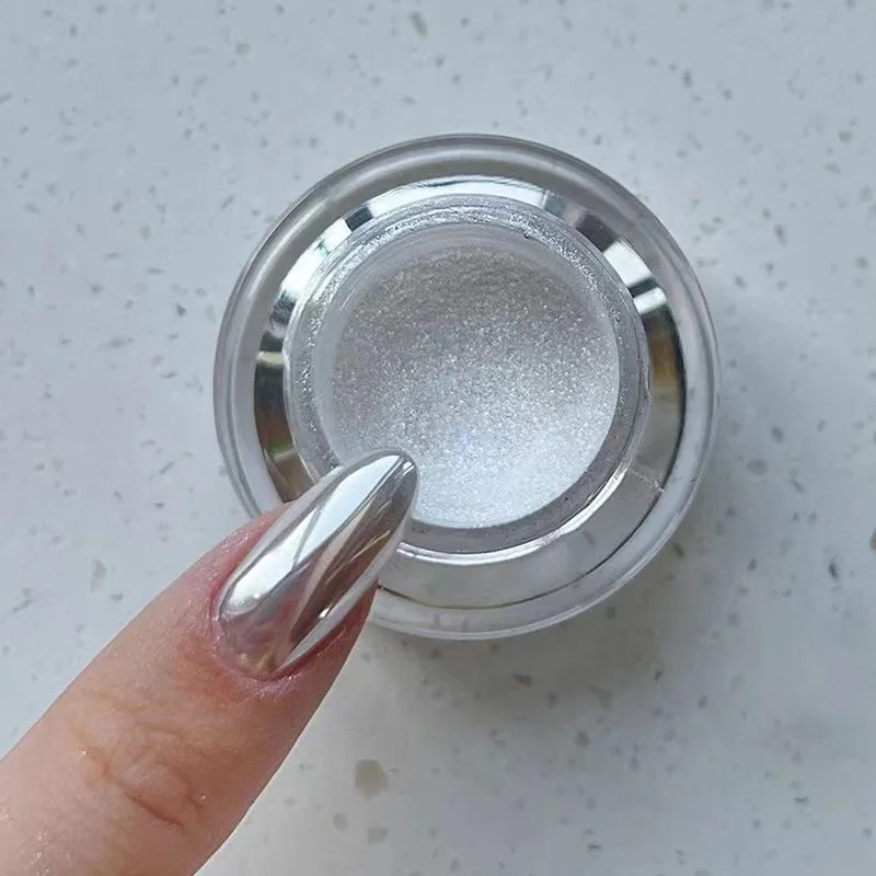 0.3g/병 오로라 문라이트 네일 아트 파우더 무지개빛 색상 변화 도금 네일 피그먼트 글래머러스 홀로그래픽 러빙 더스트 &W2