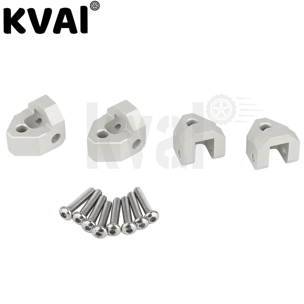 4Pcs Metal Shock Towers Anteriore E Posteriore Aumentare Shock Mount Per Trx4M Trx4-M Bronco Defender 1/18 Rc Crawler Ricambi Auto