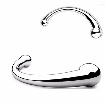 Stainless Steel Prostate Massager Anal Dildo Butt Plug G-spot stimulator Adult Sex Toys for Men Woman Gay 6