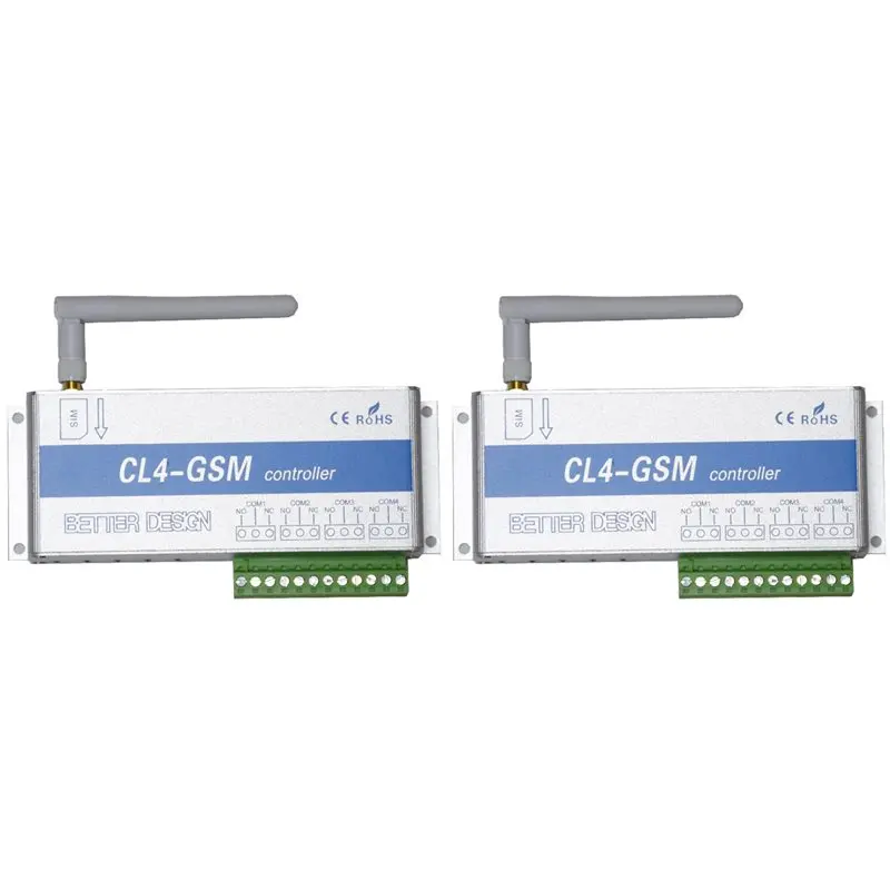 -[A51I 디지털]2X 4채널 릴레이 CL4-GSM SMS GSM APP 무선 컨..