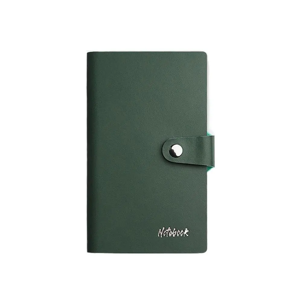 Compact PU Leather Pocket Notebook – Portable Mini Notepad for Handwriting and Memo Taking
