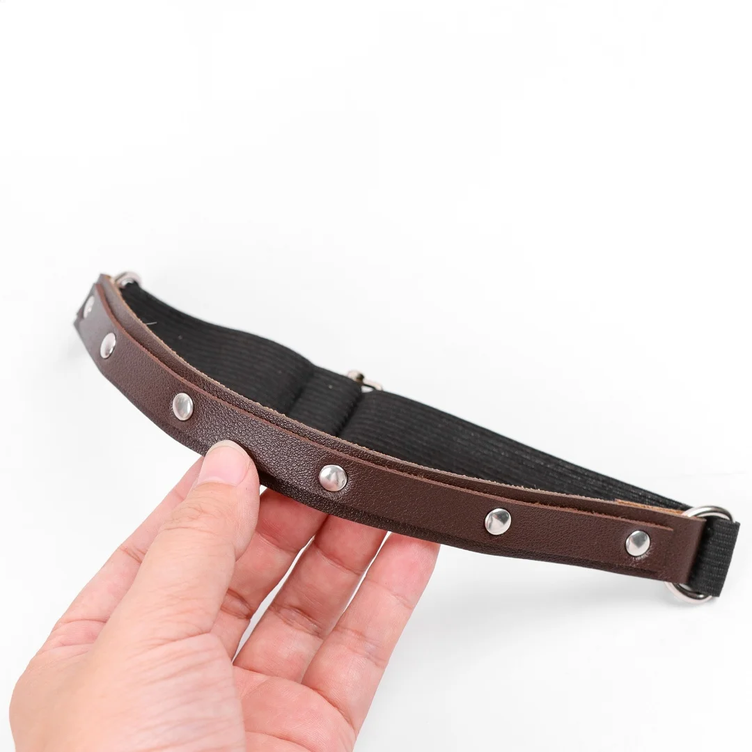 UYEE Mittelalterlicher Gürtel-Stirnband aus PU-Leder mit geprägtem Muster, Haarband für Rollenspiele und Kostümveranstaltungen, Verkleidungsgürtel für Erwachsene – Detail 5