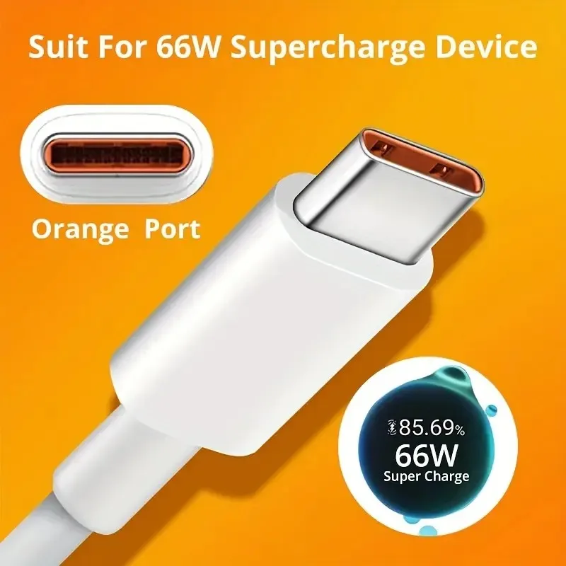 รูปสินค้า สายชาร์จ USB Type-C ชาร์จเร็ว 120W สำหรับมือถือทุกยี่ห้อ
