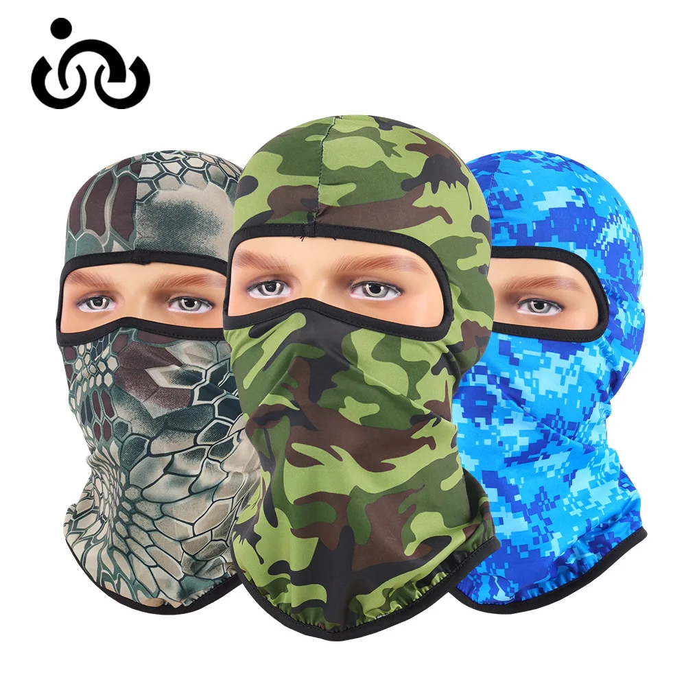 

Go-again Outdoor Cycling and mountaineering Visor Sun Protection, Camouflage Headgear, Bib Lycra Face Cap