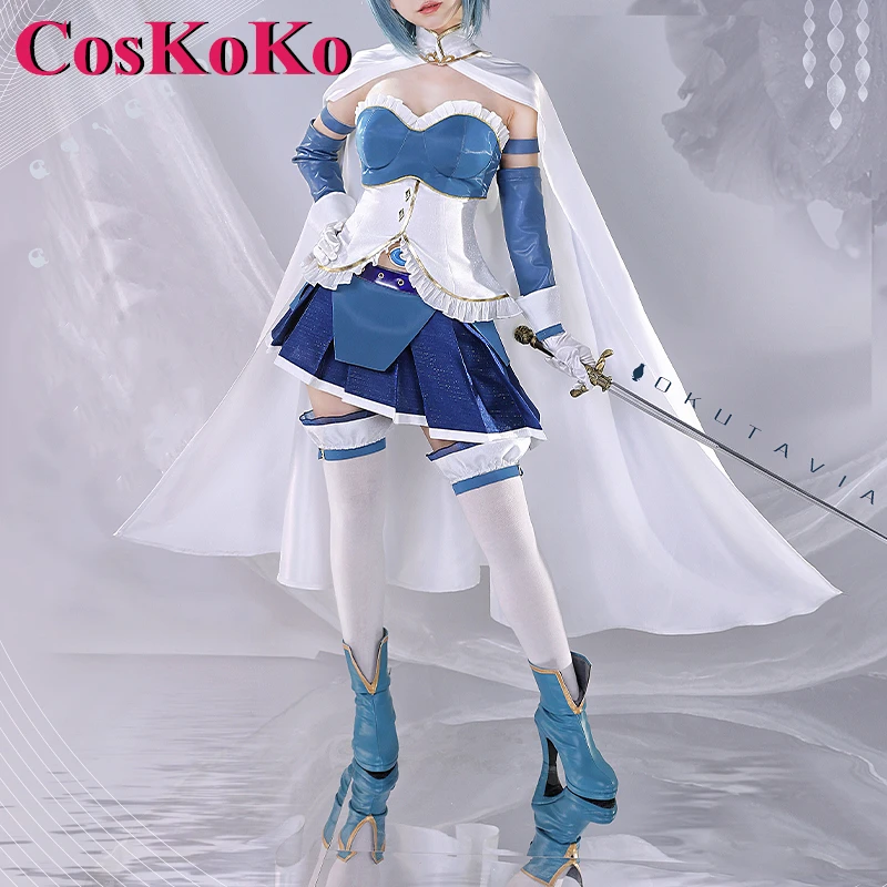 

CosKoKo Miki Sayaka Cosplay Anime Puella Magi Madoka Magica Costume Elegant Sweet Uniform Halloween Carnival Role Play Clothing
