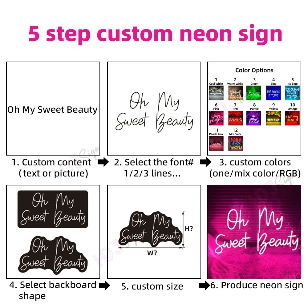 Custom Neon Sign Wedding Decor Birthday Party Room Decor Bedroom Bar Club Shop Neon Light Personalized Gift
