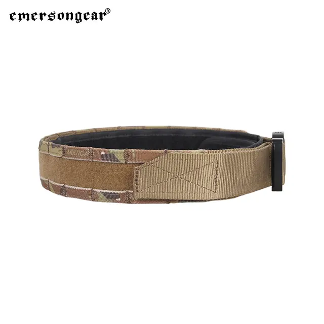  Emersongear AOJQ 1.75-2inch One-pcs Airsoft Combat Belt  Tactical Belt (Black, Small) : Sports & Outdoors