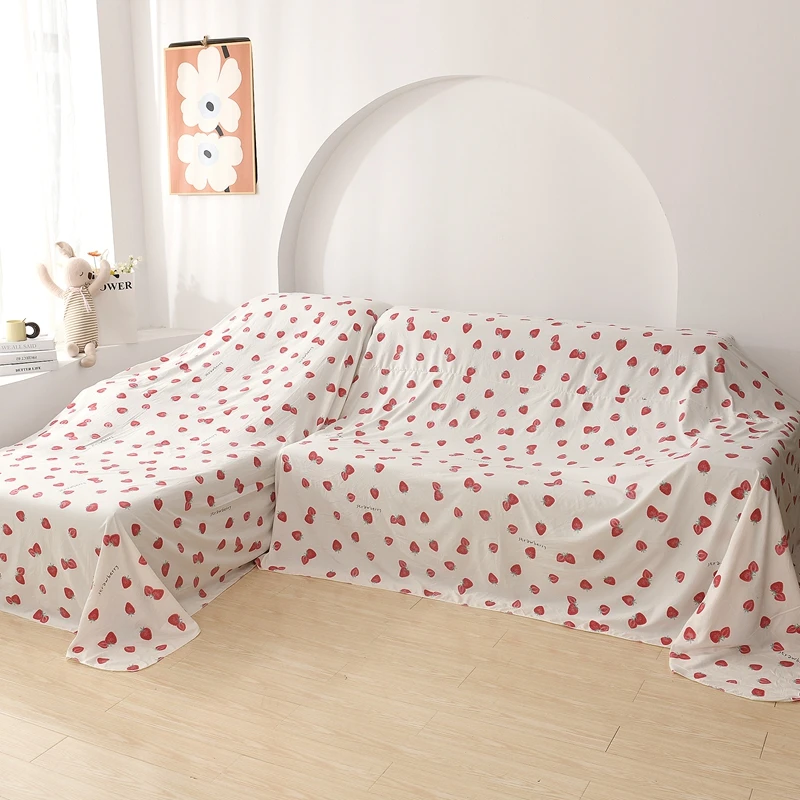 Printed Bed Sheet Multipurpose Furniture Dust-Proof Cover Durable Fabric Antifouling Anti-scratch Home Decor Sofa Bedspread 2