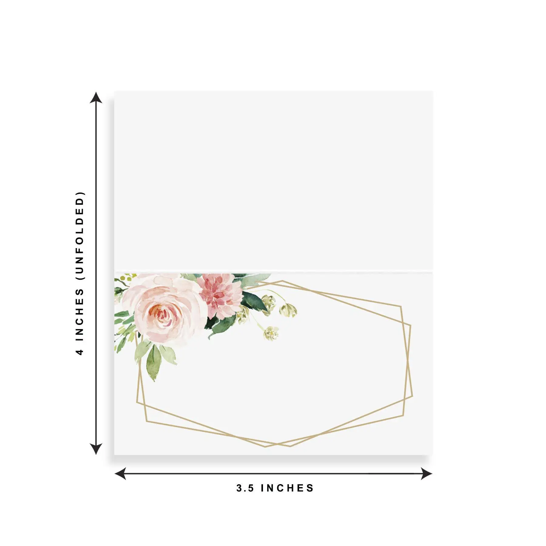 20/50/100pcs Printed Flowers Wedding Seating Number Table Card Name Place Cards Christmas Birthday Party Greeting Card