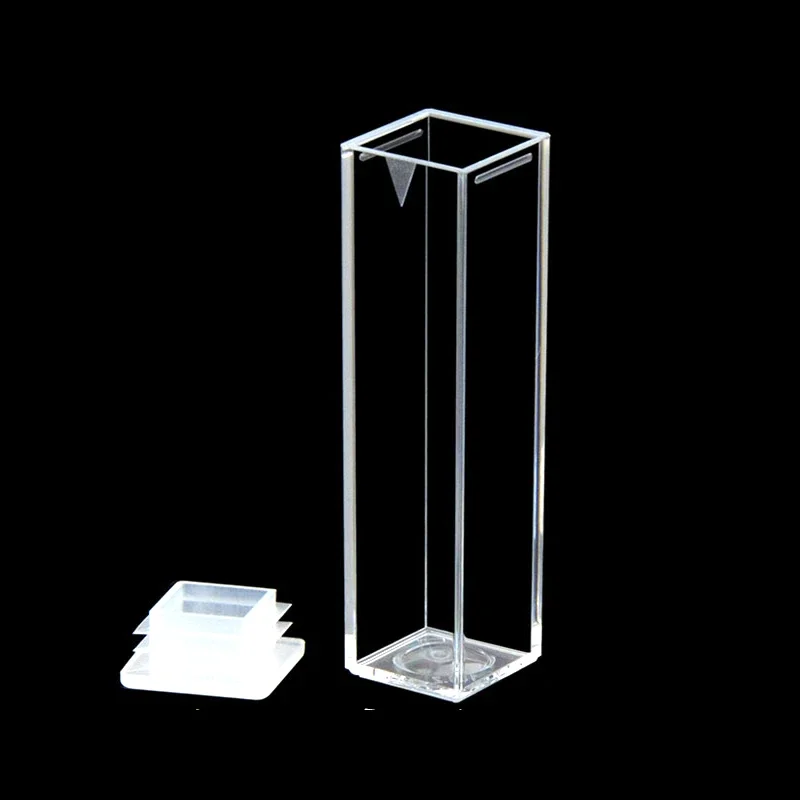 Plastic cuvette DTS0012 particle size sample cell particle size imported 3.5ml Four side light transmission