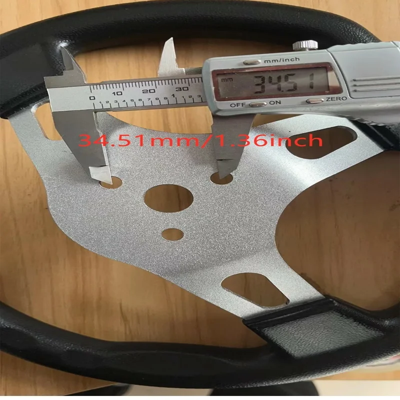 카트 레이싱 스티어링 휠 오프로드 카트 스티어링 휠 270mm 3 스포크 개조 150cc-250cc 엔진용 범용