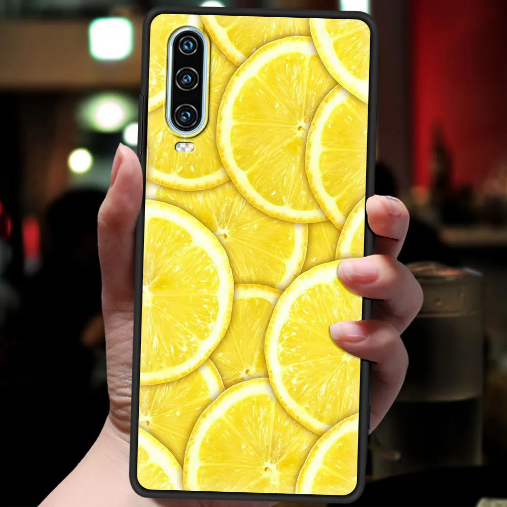 Mediterranean Lemon Soft Phone Case Cover