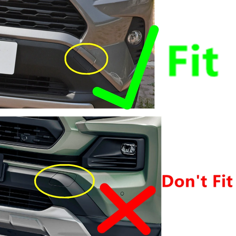 New Model Car Front Bumper Tow Hook Cover Trailer Cap Fit For Toyota RAV4 2019 2020 2021 2
