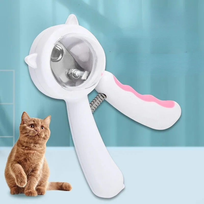 Pet Grooming Products Supplies Cat Dog Nail Clippers Puppy Kitten Toe Claw Trimmer Nail Scissors Anti nail splashing