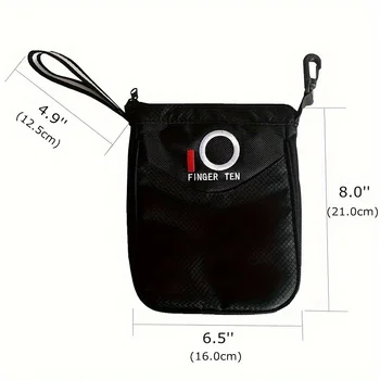 Golf Pouch Bag Ball Holder Valuable for Men Women Hook to Attach Bag Lightweight Portable Accessories 6