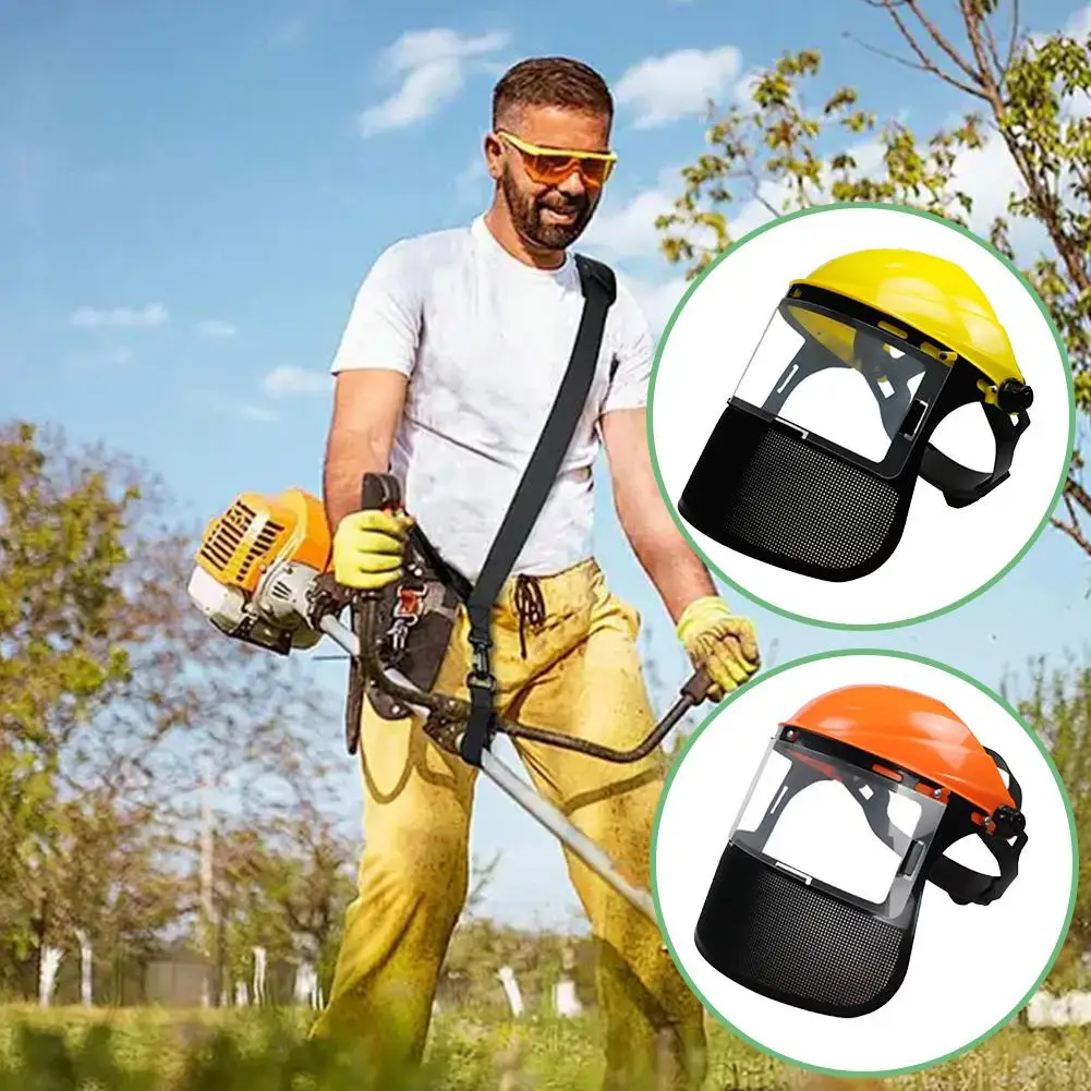 PVC Protective Face Mask For Cutting Grass And Gardening