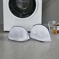 1PC Shoe Organizer Mesh Laundry Bag Sneaker Washing Net Travel Shoe Clothes Organizer Anti-deformation Mesh Pouch Laundry Bags 2