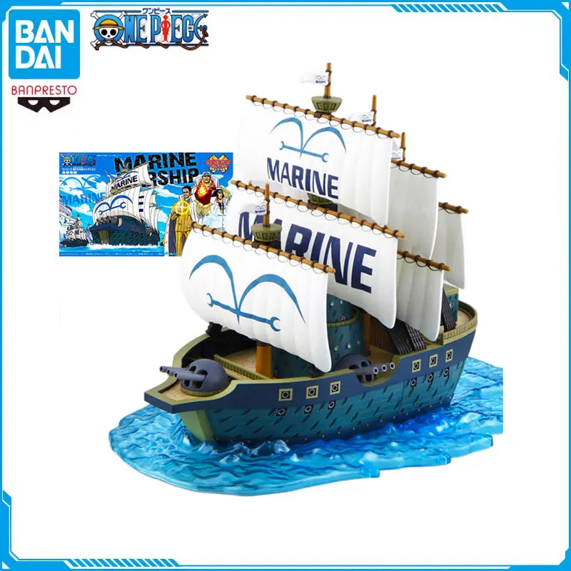 

One Piece Grand Ship Collection The Navy Warship Anime Action Figure Ship Model Kit Assembly Genuine Original Classic Collection