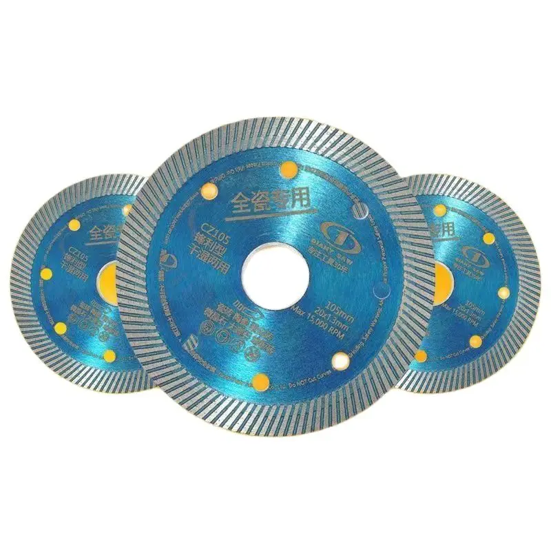 3Pcs105mmCeramicCuttingBladeDryAndWetcuttingDualpurpose