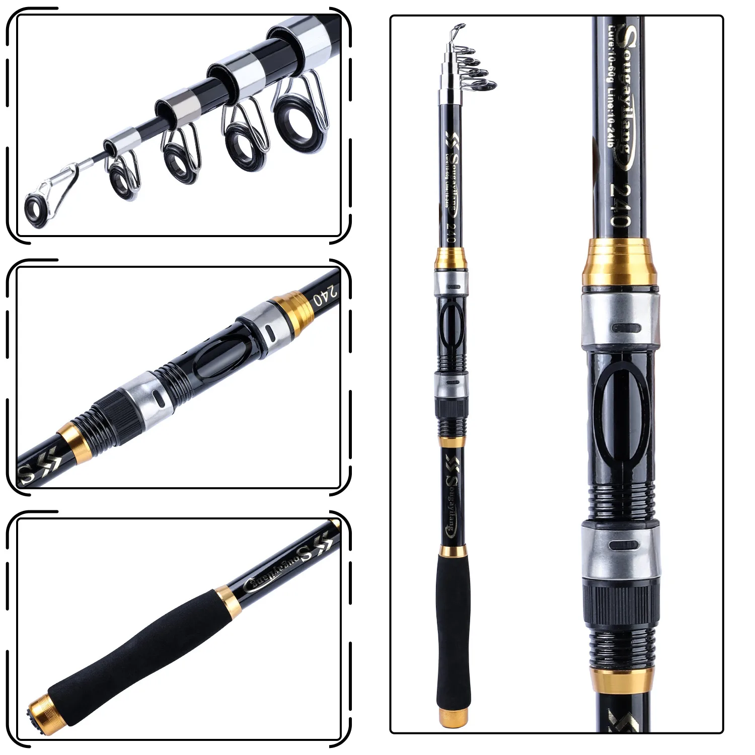 Fishing Rod Telescopic Light, Ultralight Sports, Lure Fishing Rod