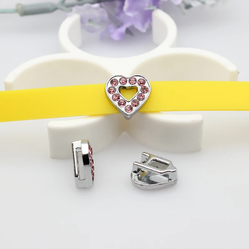 Elegant Pink Rhinestone Slide Letters