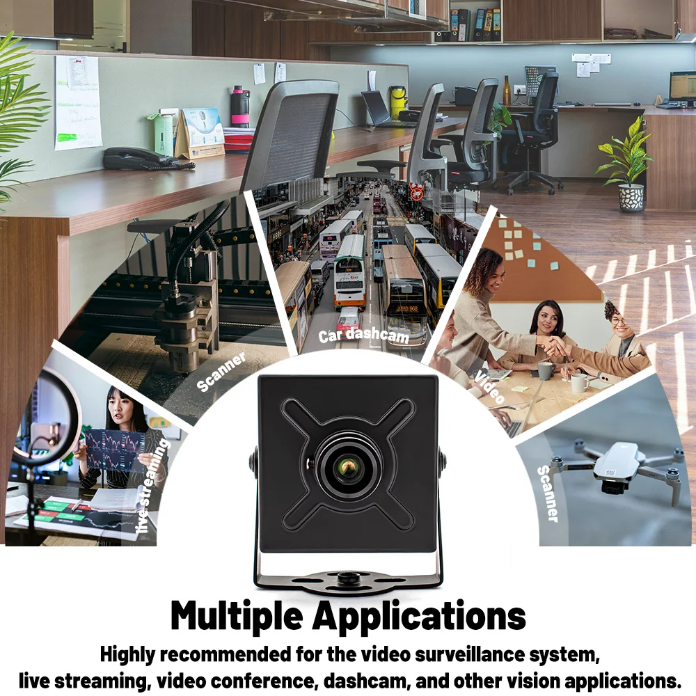 USB3.0 Camera 2.3MP 120FPS Global Shutter Industrial Metal Box With No Distortio