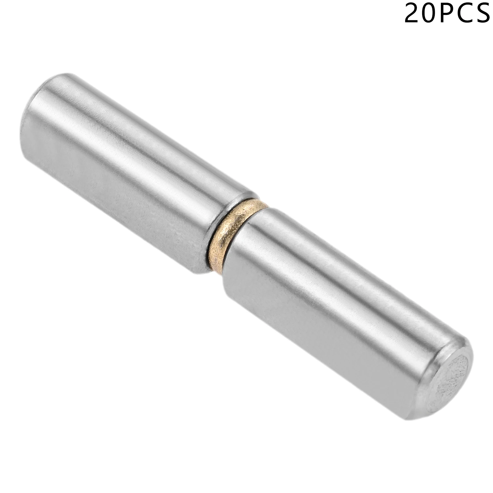 stainless steel hinges door hinges 20pcs 60x10mm Carbon Steel Weld On Bullet Hinges Welded Removal Door Shaft Hinges Home Gate Window Part Male to Female Hinge Pin