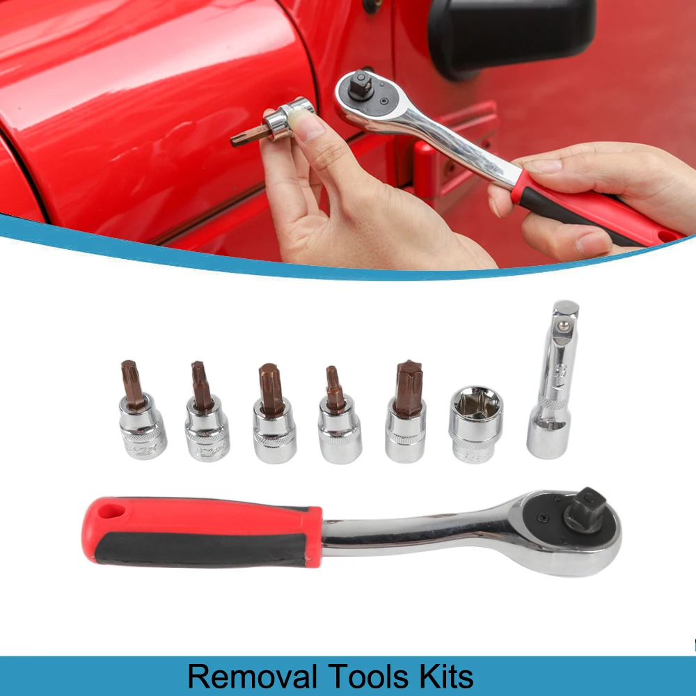 

Auto Removal Repairing Tools Kits Hand Held Disassembly for Jeep Wrangler TJ JK JL Gladiator JT 1997+ Car Interior Accessories