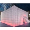8x8x4m Large White Inflatable Night Club Disco Cube Party Tent Cube Wedding Tent Square Gazebo Event Shelter Portable Pavilion 4