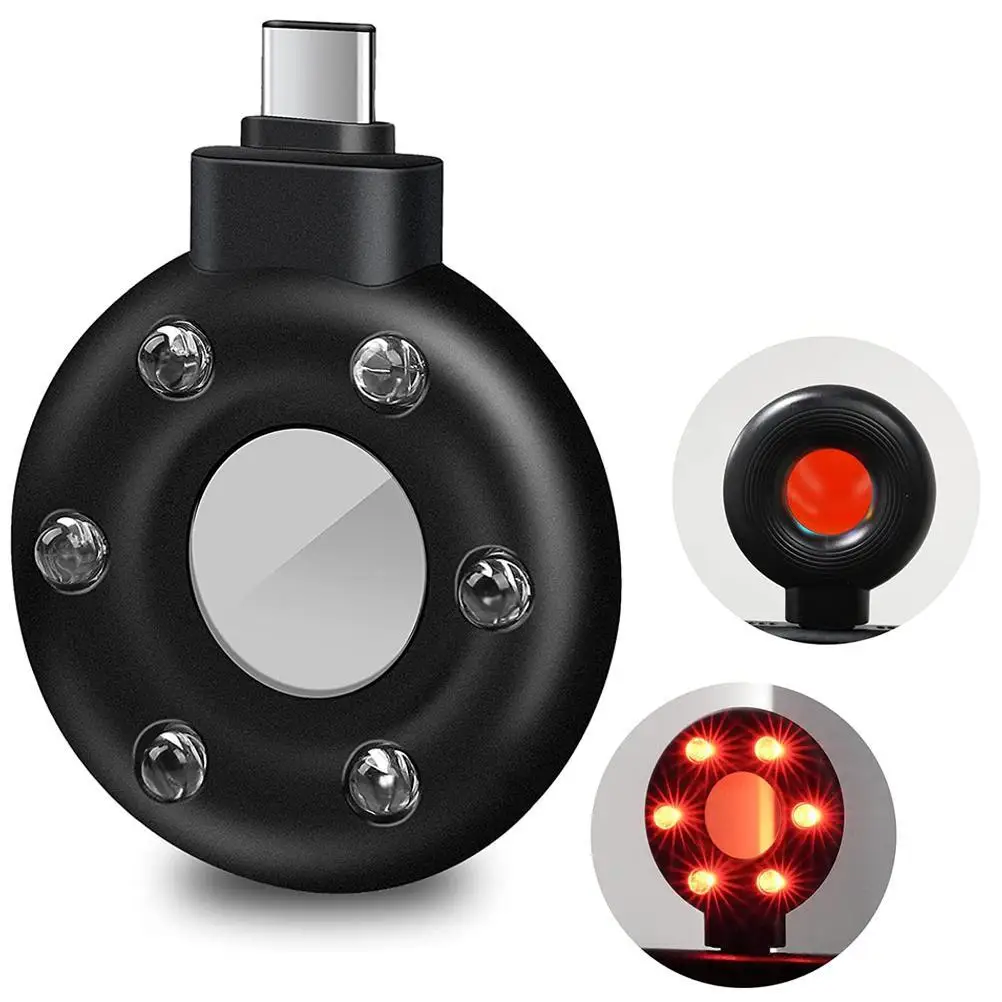 Hidden Camera Detector Infrared Camera Detector Camera Detector Pocket Sized Micro Device Detector Mini Camera Detector Micro Camera Finder for Travel Hotels Bathrooms