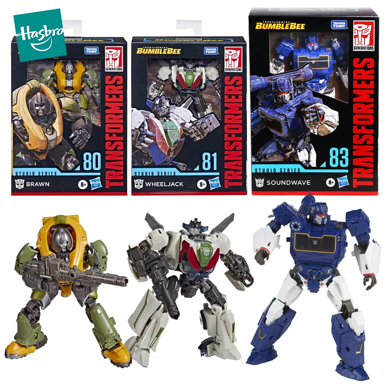 Экшн-фигурка робота Hasbro Transformer Studio Series 83 Bumblebee Soundwave Wheeljack Brawn игрушки для мальчиков