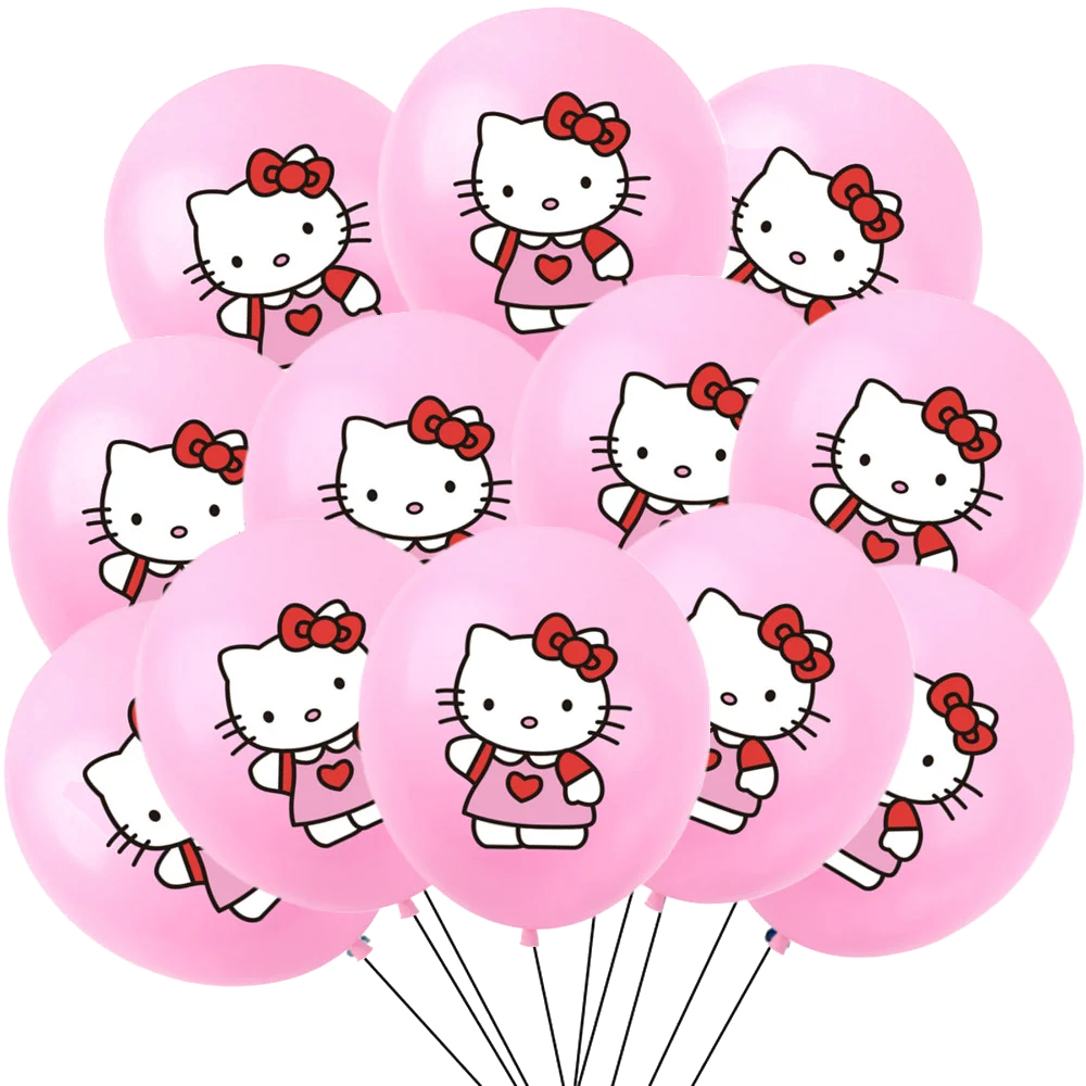 Customize Name Hello Kitty Aluminum Foil Balloons Large Ballon Child Birthday Wedding Decor Party Supplies Girl Gift Baby Shower
