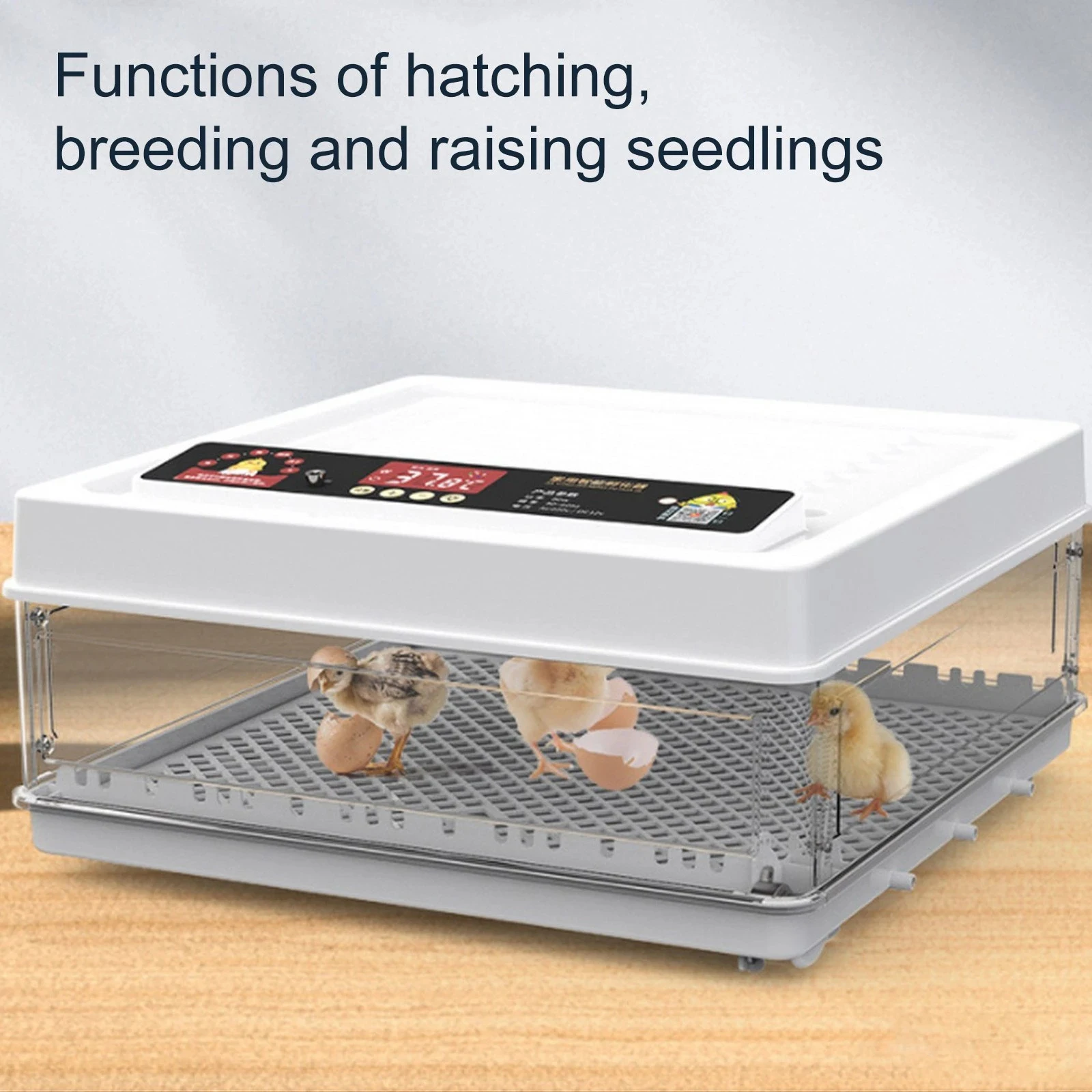 

24/38 Eggs Automatic Eggs Incubator Electric Brooder Chicken Duck Goose Peacock Egg Incubator Automatic Farm Incubation Tools