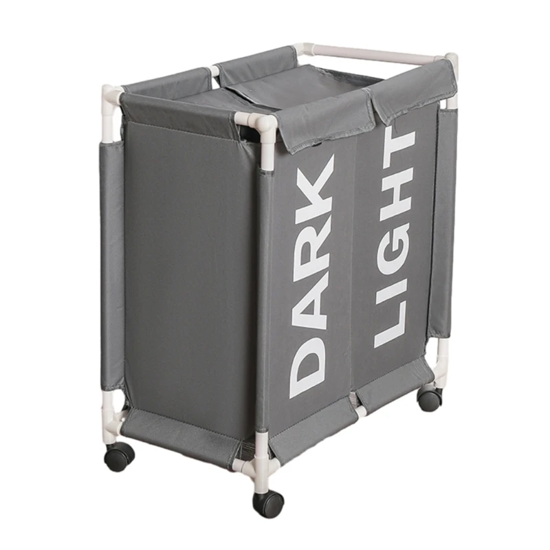 Large Capacity Dirty Clothes Basket Laundry Hamper with Lid Dustproof Clothing Organiser Case