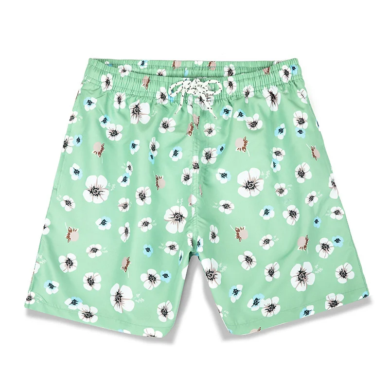 Colorful Hawaiian 3d Print Beach Shorts Men Summer Street Plants Flamingo Short Pants Surf Board Shorts Outdoor Swim Trunks 4