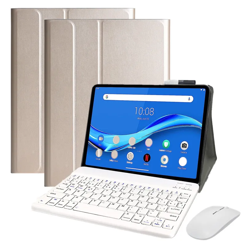 Tampa do Teclado Magnético para Lenovo Tablet Case para Lenovo Tab M10 3ª Geração 10.1 Teclado sem Fio Espanhol Russo Espanhol Russo Tb328fu Tb328xu