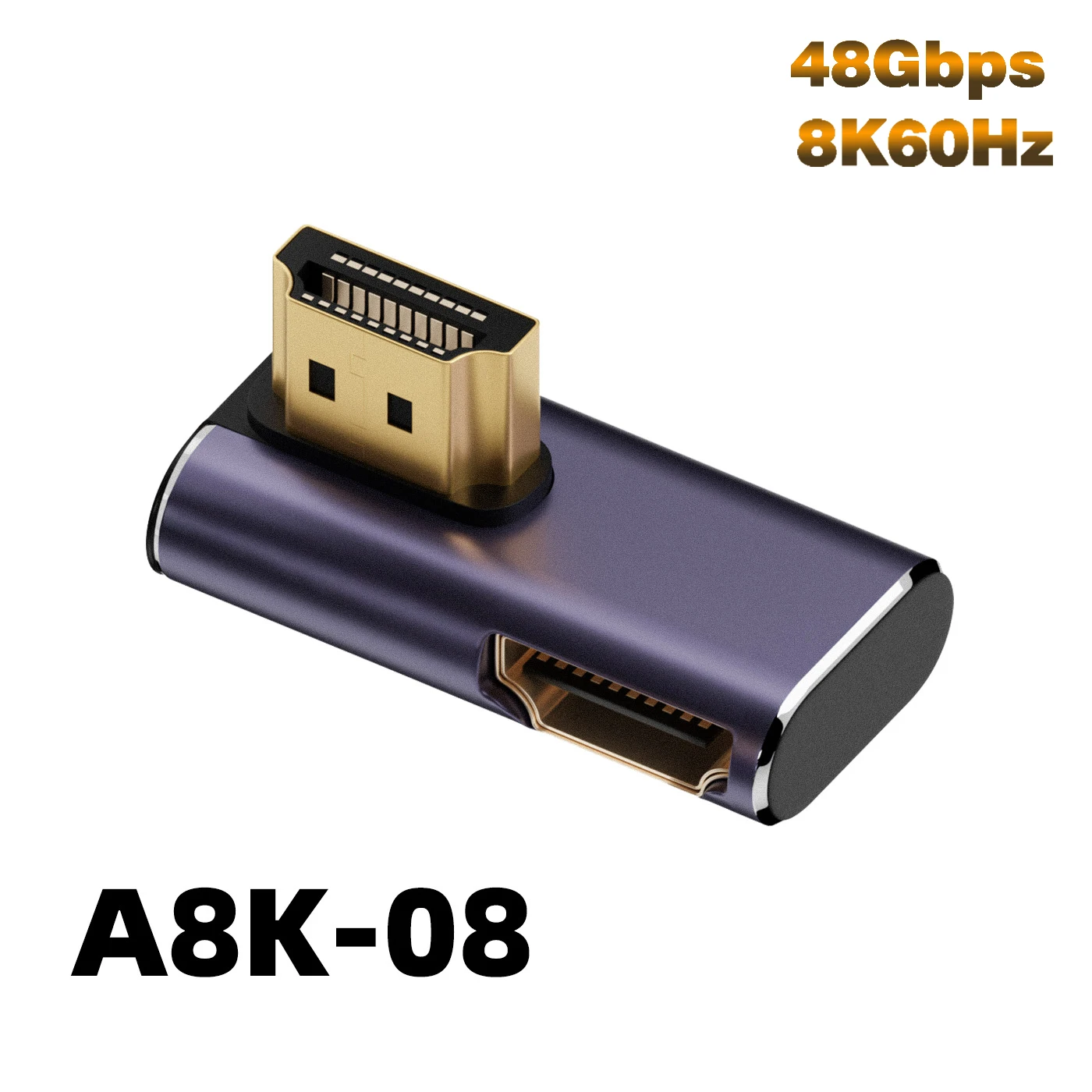 Ultra High-Speed HDMI-Compatible Cable Adapter - 8K60Hz & 4K120Hz, 48Gbps for Screen Extension & Projection