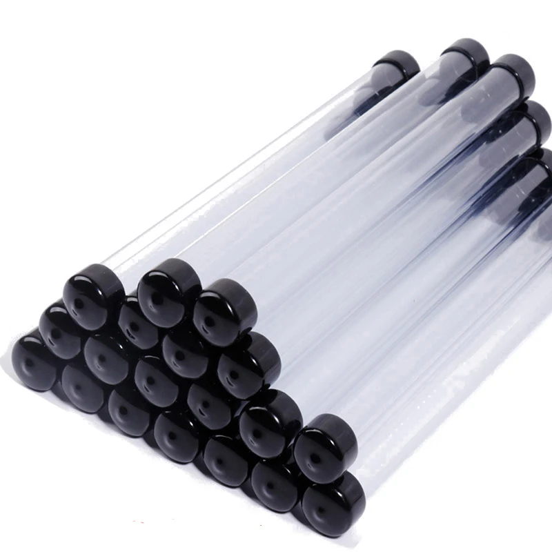 pen holder pen and brush holder pencil case 1PC PVC Clear Storage Tube Rotating Pen Holders Plastic Pen Case Gift Packaging Box Lightweight Cylindrical Tube Container