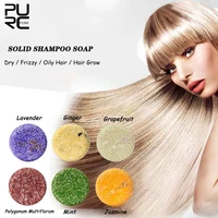 PURC Shampoo Bar Hair Growth Anti Dandruff Oil Control Foaming Hair Treatment White Hair Darkening Solid Shampoo Soap 1