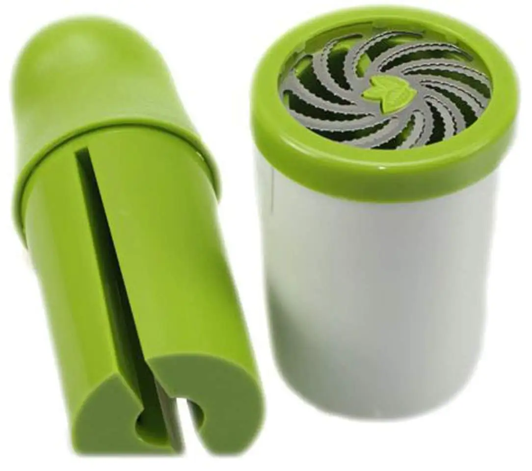 Manual Herb Grinder Spice Mill Parsley Shredder Chopper Vegetable Cutter Coriander Mincer Chili and Cilantro Kitchen Gaget