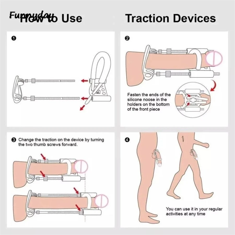 Sex Toys Tools Penis Enlargement Stretch Clamp Extender Penis Stretching Exerciser Growth Traction Device For Men male sex toys