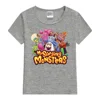 My Singing Monsters Summer Anime T-shirt Kids Clothes Kids T Shirts Casual Short Sleeve 100% Cotton Tops Y2k Boys Girl Clothes 2